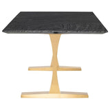 Toulouse Dining Table - Black Gold Base