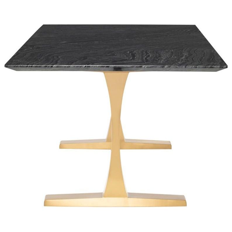 Toulouse Dining Table - Black Gold Base