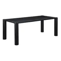 Post Dining Table - Black Oak - Small