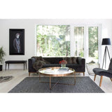 Elliot Condo Sofa - Smoke Grey Velvet 81"