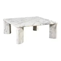 Segment Grey Marble Coffee Table