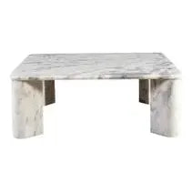 Segment Grey Marble Coffee Table