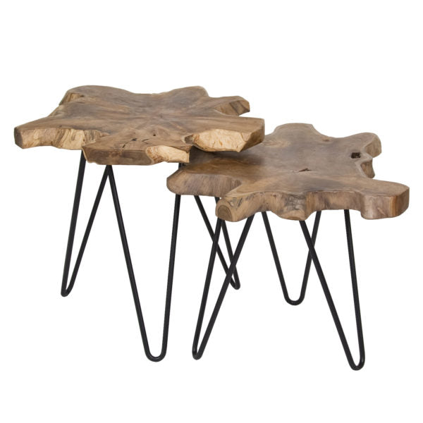 Hairpin Natura Nesting Accent Table - Large