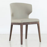 CABO Leatherette Dining Chair: Solid Wood