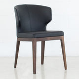 CABO Leatherette Dining Chair: Solid Wood